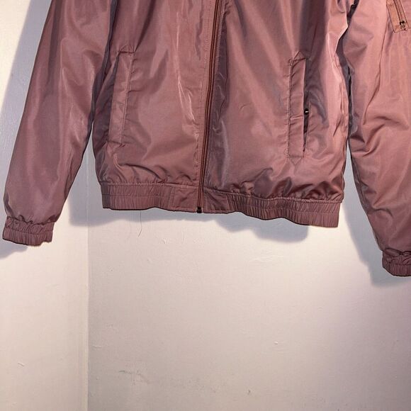 NEW Forever 21 Puffer Bomber Varsity Jacket Men Large Front Zip Pockets - Picture 3 of 6